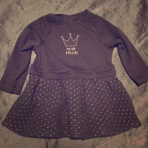 Navy Blue Little girls dress 9-12 months